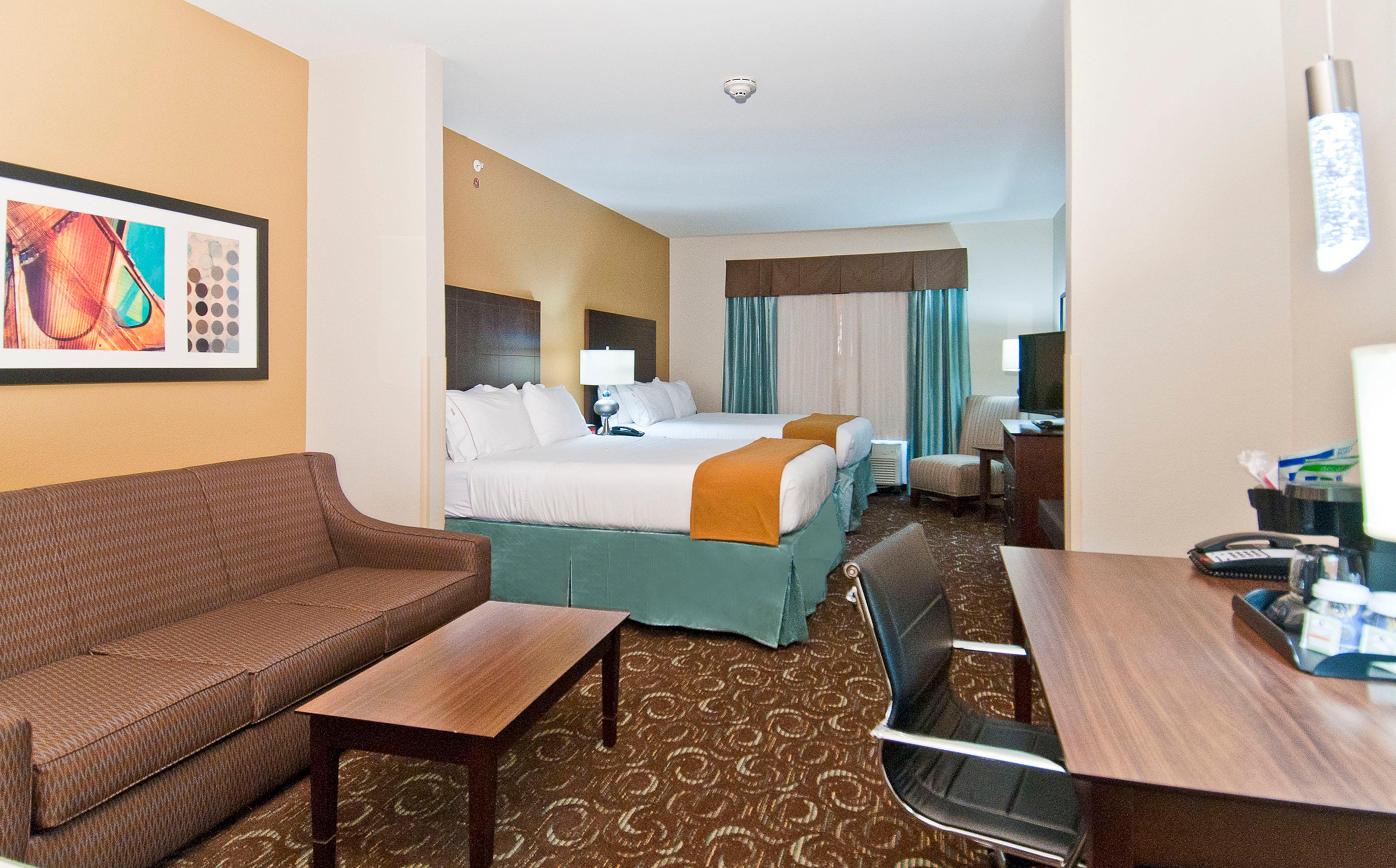 Holiday Inn Express & Suites San Antonio Frost Bank Center By Ihg Bagian luar foto
